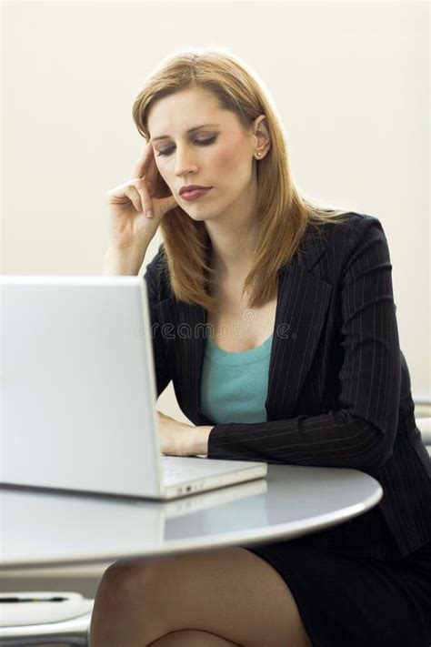 Businesswoman With Laptop Picture Image 2386547