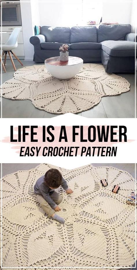 Gigant Doily Rug Free Crochet Pattern Artofit