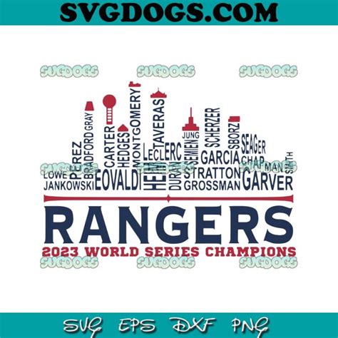 Texas Rangers Texas Peagle SVG