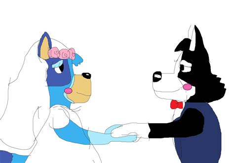 Bluey And Mackenzies Wedding By Willtheraven1 On Deviantart