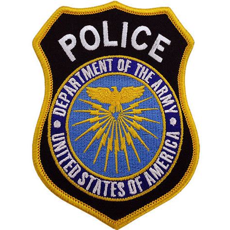 Department of the Army - Police Class A Patch (Large) | USAMM