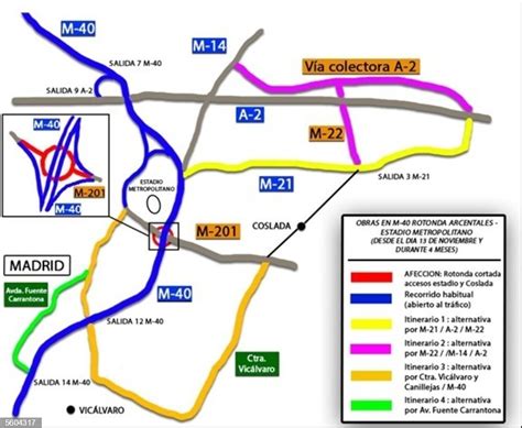 Realizan Corte De Tr Fico En Un Tramo De Un Km De La M Por Las Obras