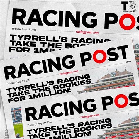 Tyrrells Racing Tips (@tyrrells_racing) / Twitter