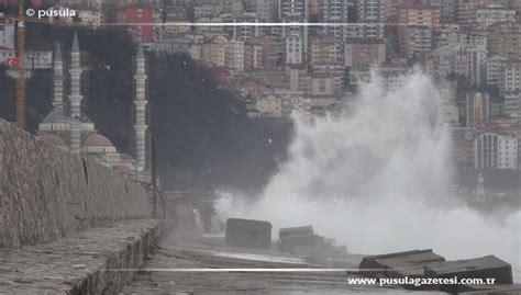 Dalgalar Metrelik Istinat Duvar N A T Zonguldak Pusula Son Dakika