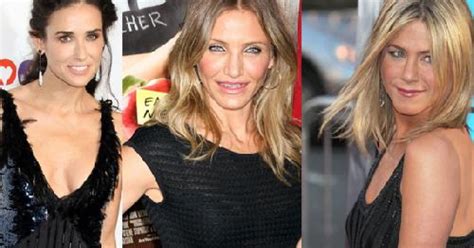 PHOTOS Demi Moore Cameron Diaz Jennifer Anistonces Femmes Qui Ne