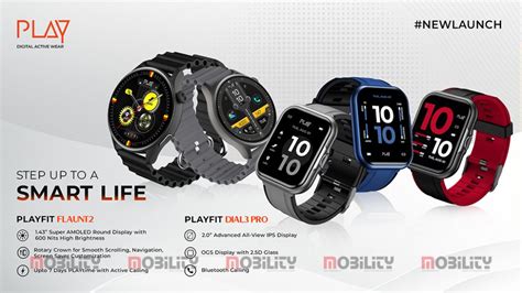 Play Unveils Next Generation Smartwatches With Large And Amoled Display