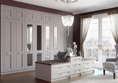 Hammonds Harpsden Fitted Wardrobes In Rich Praline Traditional