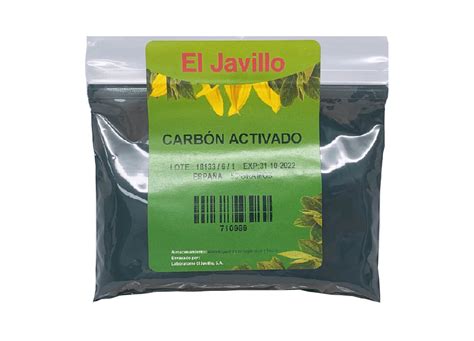 Carbón Vegetal Activado 50g Laboratorio Javillo