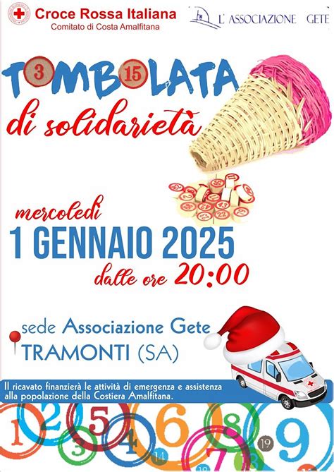 Il Vescovado Tramonti Tombolata Di Beneficenza A Gete Un Evento Per