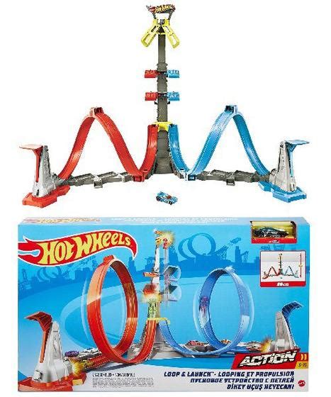 Pista Hot Wheels Action 80CM Desafio Da Altura GRW39 Mattel Pistas Magazine Luiza