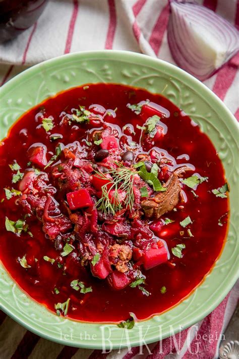 Borsch Ukrainian Beet Soup In Pressure Cooker Let The Baking Begin