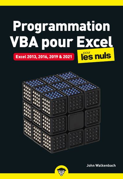 Programmation VBA pour Excel pour les Nuls poche Nouvelle édition