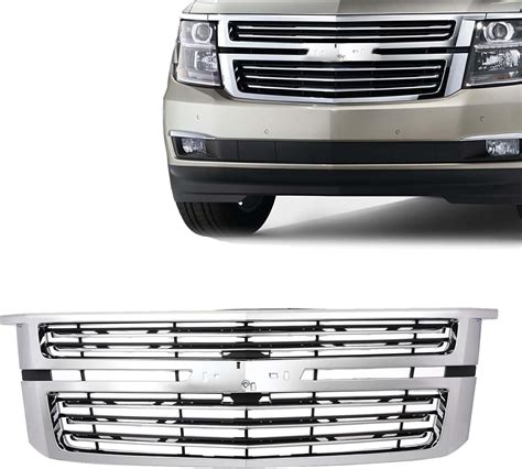 Amazon Karpal Front Upper Bumper Grille Grill Assembly Chrome