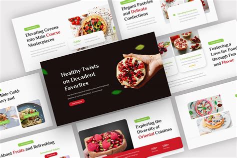 Healthy Food Powerpoint Presentation Template On Behance