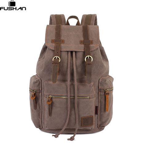 Vintage Canvas Backpacks men high quality men bag Backpacks Brands men ...