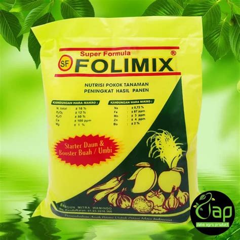 Jual NUTRISI POKOK TANAMAN PUPUK FOLIMIX 1 KG Di Lapak Deka Agri Tani