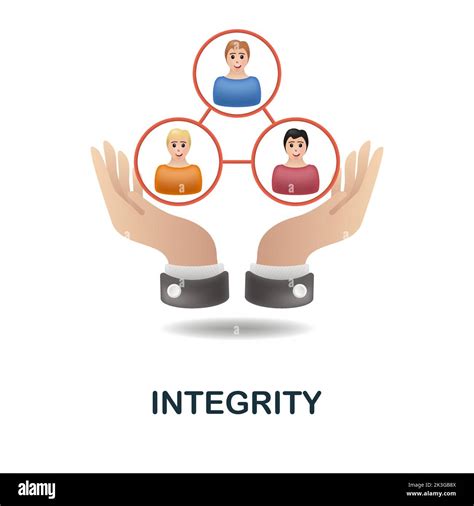 Integrity Icon 3d Illustration From Company Value Collection Creative