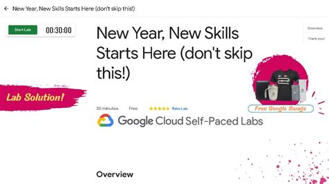 New Year New Skills Starts Here Don T Skip This Lab Solution