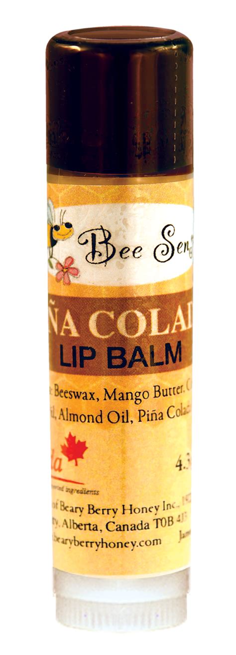 Piña Colada Lip Balm Online Store Beary Berry Honey