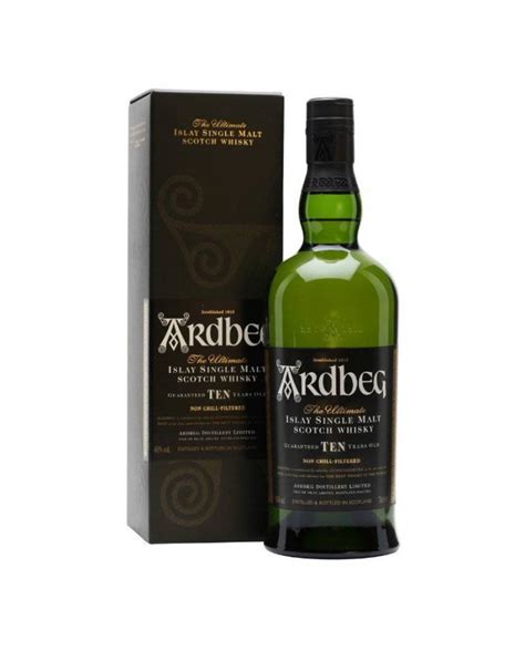 Whisky Ardbeg Single Malt 10 Años 46 700ml