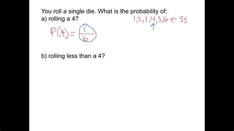 Simple Probability Example 2 Youtube