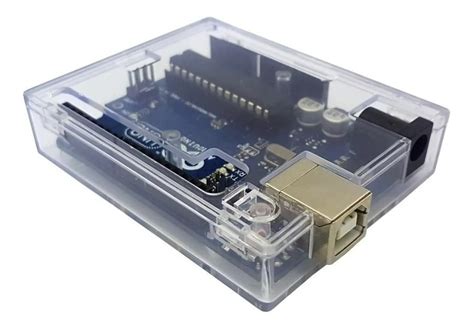 10 X Case Caixa Protetora Em Acrílico P Arduino Uno R3 Frete grátis