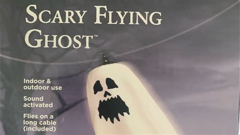 Halloween Prop Review Spirit Halloween Scary Flying Ghost Youtube