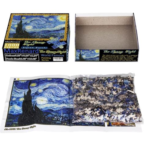 Pieces Jigsaw Puzzles Van Gogh The Starry Night Paper Fyndiq