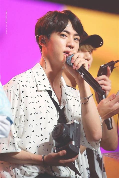 170804 Music Bank In Singapore Kim Seokjin Worldwide Handsome Bts Jin