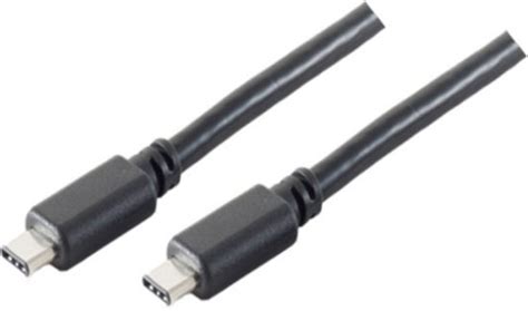 USB C Naar USB C Kabel USB3 2 Tot 10 Gbit S PD Tot 20V 3A Zwart