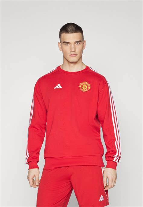 Adidas Performance Manchester United Dna Sweatshirt Red Zalandoie