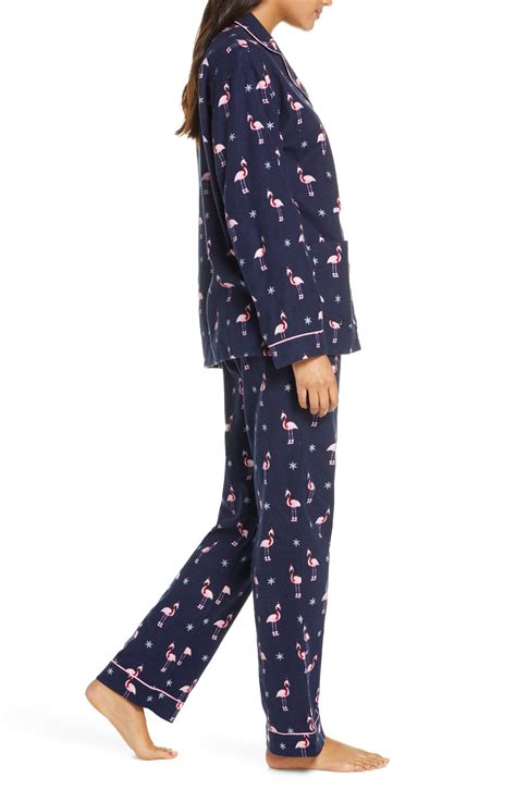 Pj Salvage Print Flannel Pajamas Nordstrom Rack