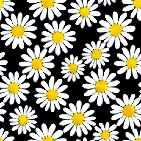 Voronoi Tessellation With Daisies Digital Graphic · Creative Fabrica