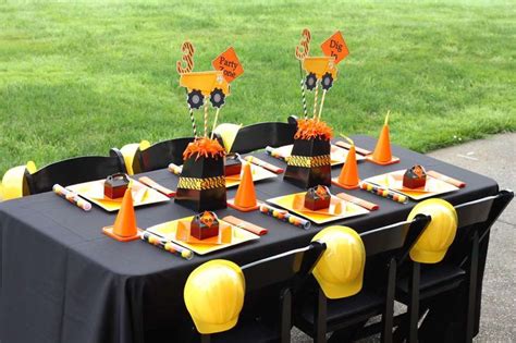 Construction Dump Trucks Birthday Party Ideas Photo 8 Of 49 Trucks