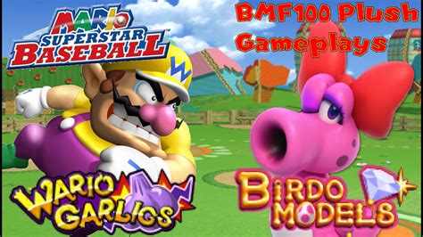 BMF100 Plush Gameplays Wario Vs Birdo Mario Superstar Baseball Yoshi