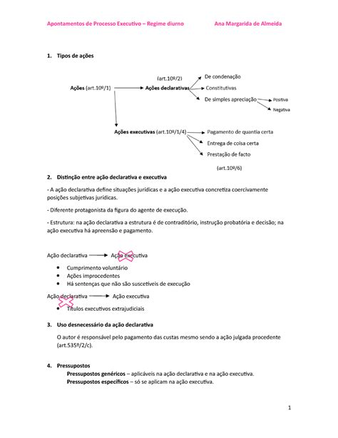 Apontamentos De Aula Processo Executivo Prof Nuno Abranges Pinto