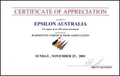 An Award Certificate For Epsilon Australia Is Shown In This File Photo