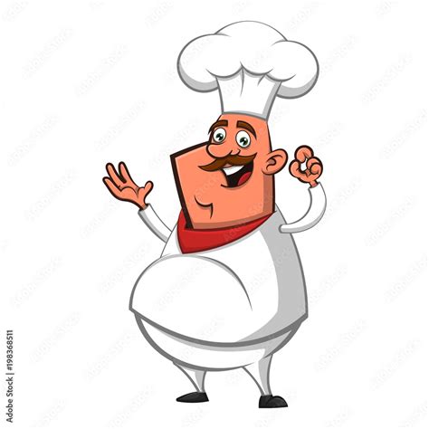 Fat Chef Cartoon