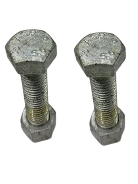 Hot Dip Galvanized Mild Steel Grade Nut Bolt Size Inch At Rs