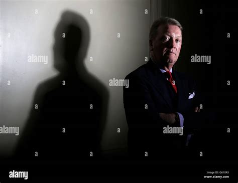 Boxing Promoter Frank Warren poses for the photographer after the Head ...