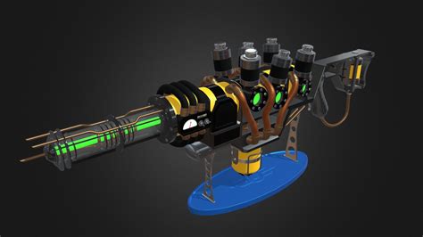 Plasma Rifle Fallout 3 3d Model By Franaguilera [1385af2] Sketchfab