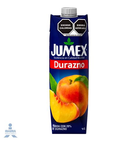 Bebida Jumex Durazno Tetra Brick 960 Ml Ibarra Mayoreo