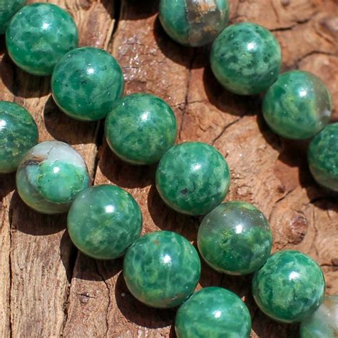 Afrika Jade Perlen Grüne Edelsteinperlen 10mm 39cm