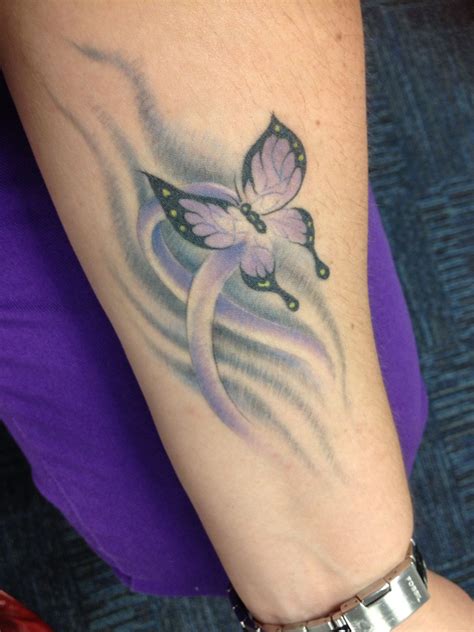 Fibromyalgia Awareness Tattooby Danny Frost 3 Lions Tattoo Las