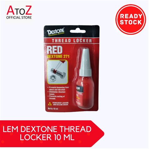 Jual LEM DEXTONE THREAD LOCKER 10 ML LEM LOCTITE Lem Trimpot Baut