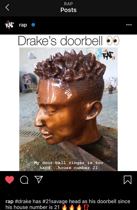 21 Savage is Drake’s doorbell 😅 : r/21savage