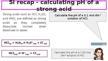 HL IB Acid Base Calculations Weak Acids Bases By ND Science TPT