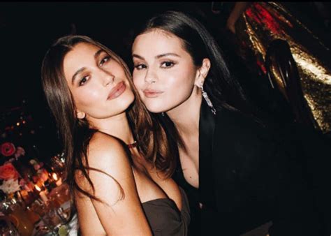 Selena Gomez And Hailey Bieber Hug It Out In First Public Pictures