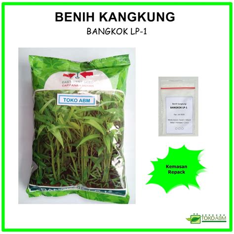 Jual Benih Bibit Tanaman Sayuran Kangkung Bangkok Lp Cap Panah Merah