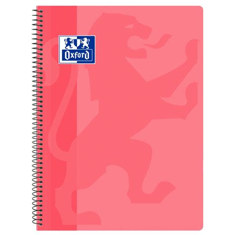 Cuaderno De Espiral School Pl Stico Formato Folio Hojas Cuadricula